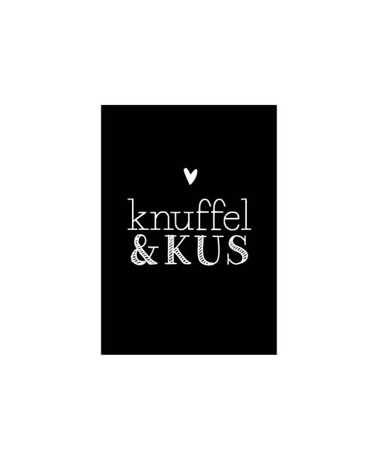 Mini kaart Knuffel & Kus